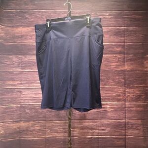 NWOT Navy Blue Yoga Shorts